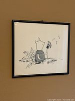 Framed illustration overall view