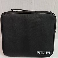 Closed black IVSUN zip case