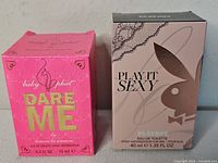 Both perfume boxes side by side