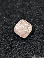 Front view of loose cushion fancy pink diamond