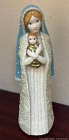 Full front view of 12-inch Susan Lordi Madonna & Child musical figurine