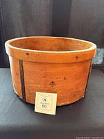 overall view of firkin bucket exterior