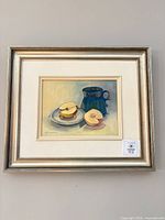 Front view of framed Marion Masters oil painting