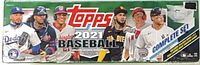 Front of sealed 2021 Topps Baseball Complete Set box
