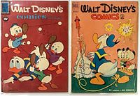 Both comic books in protective sleeves front view