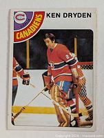 Front of 1978-79 O-Pee-Chee Ken Dryden card