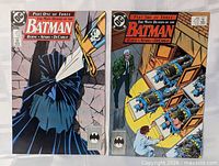 Front covers of Batman #433 and #434