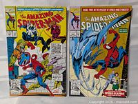 Front covers of both comics side by side