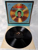 Record and cover displayed together