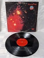 Front cover and record displayed