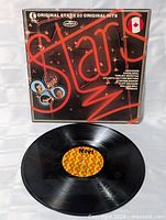 Front cover and record displayed