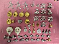 Full layout of all charms and pendants