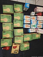 Overview of green I-Line boxes, red bulbs and Globe boxes