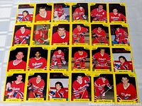 Full layout of 24 Oshawa Generals cards in four rows