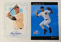 Both Derek Jeter cards side by side full view