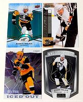 Four Evgeni Malkin cards laid out