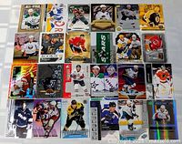 Overall shot showing all 24 cards laid out 6 x 4