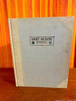 Front cover showing title label, spine and corner cloth