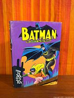 Front cover of Batman hardcover book with dust jacket