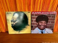 Front covers of both Jay McShann LPs