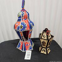 Both lanterns side by side for scale and overall view