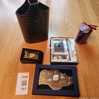 All five items laid out on floor