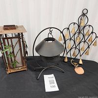 All three items: two lanterns and bell chime