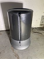 Front view of Honeywell HUL430 humidifier showing cylindrical body and base