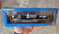 Front of boxed Bachmann HO scale Norfolk Southern 3053 diesel locomotive