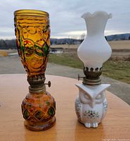 Both lamps side by side showing overall form and scale