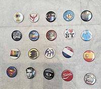 Front view showing all 20 buttons laid out in four rows