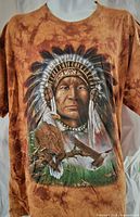 Full front view of the T-shirt on mannequin