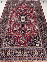 Full view of Najaf Abad wool rug