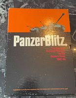 Front of Panzer Blitz bookshelf box