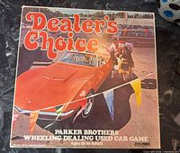 Box top showing title, artwork and brand