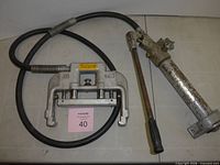 Full view of pump, hose, and 3M MS2 clamp