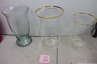 All three vases side by side