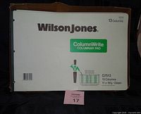 Front cover of Wilson Jones ColumnWrite pad showing brand, model G7513, 13 columns
