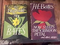 Both books front covers showing titles and dust jackets