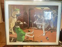 Full view of framed print showing artwork and frame