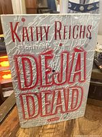 Front cover of Deja Dead hardcover with dust jacket