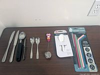 All items laid out on table