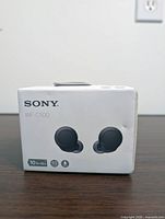 Front of sealed Sony WF-C500 box