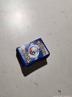 Stack of Pokémon cards face-down