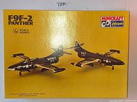 Front of sealed Hasegawa Minicraft F9F-2 Panther model kit box