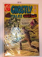 Front cover of Ghostly Tales #63 comic, bagged