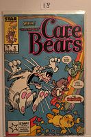 Front cover of Care Bears #4 comic, bagged and boarded