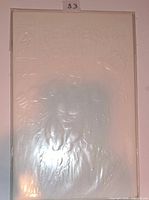 Front view of bagged Fantastic Four #371 white embossed cover comic