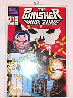 Front cover of Punisher War Zone #1 in sleeve
