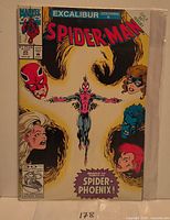 Front cover view of bagged Spider-Man #25 comic